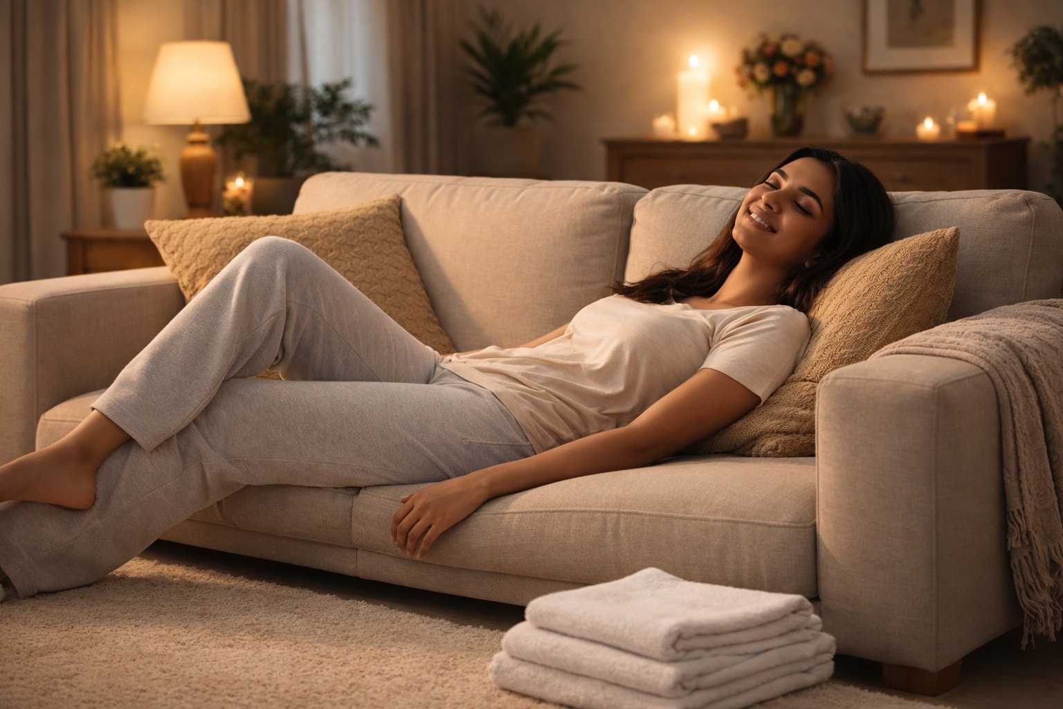 Professional in-home relaxation massage